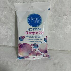 Cleanlife No Rinse Shampoo Cap Lot of 6 Packages new